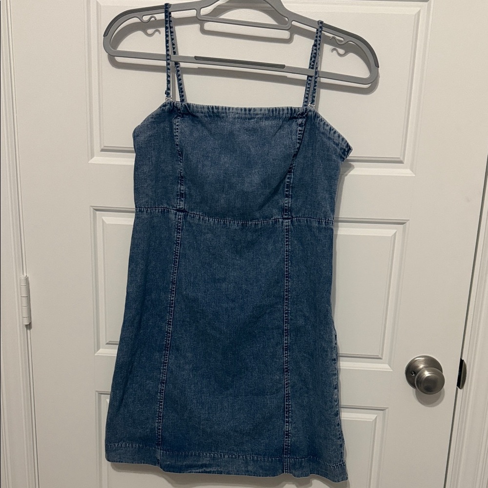 GAP Denim Mini Dress in Blue
